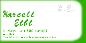 marcell elbl business card